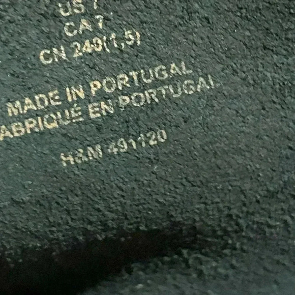 Marni + H&M black green wood leather chunky heel’s platform sandals - Picture 12 of 13